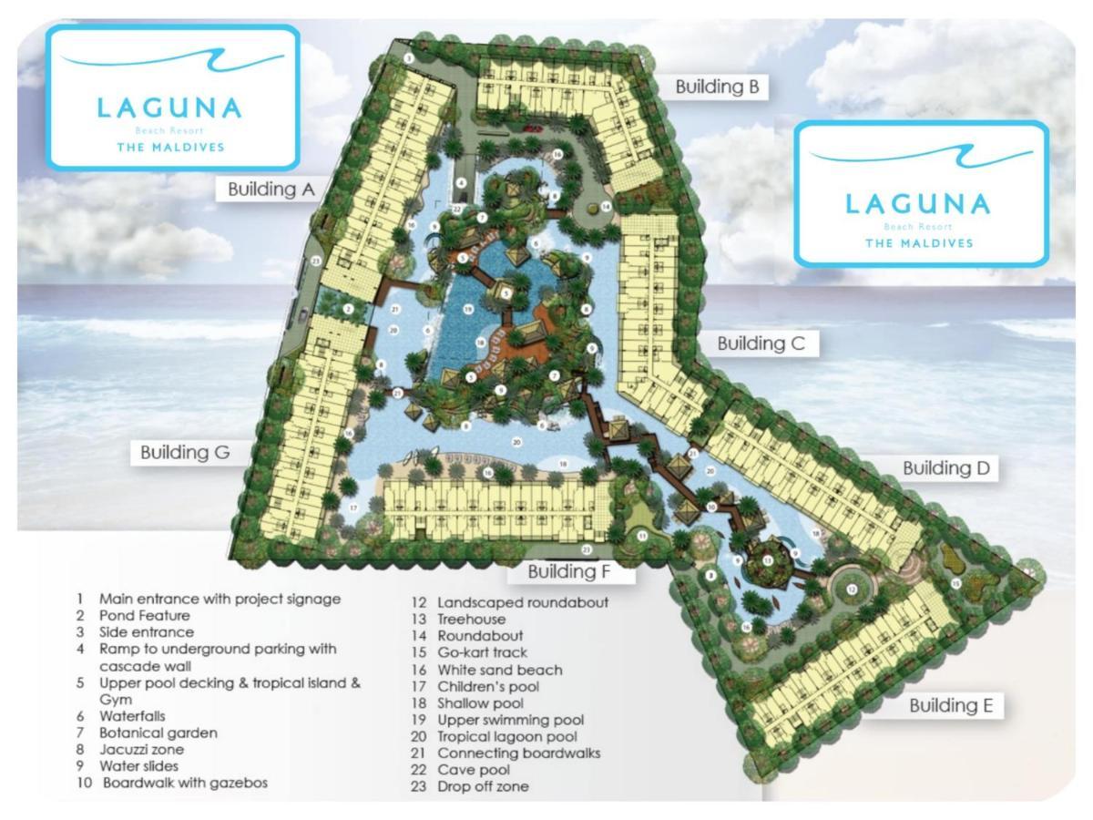 Laguna Beach Condo Resort 3 Maldives Pattaya: Pool View Retreat Jomtien Beach Exterior photo